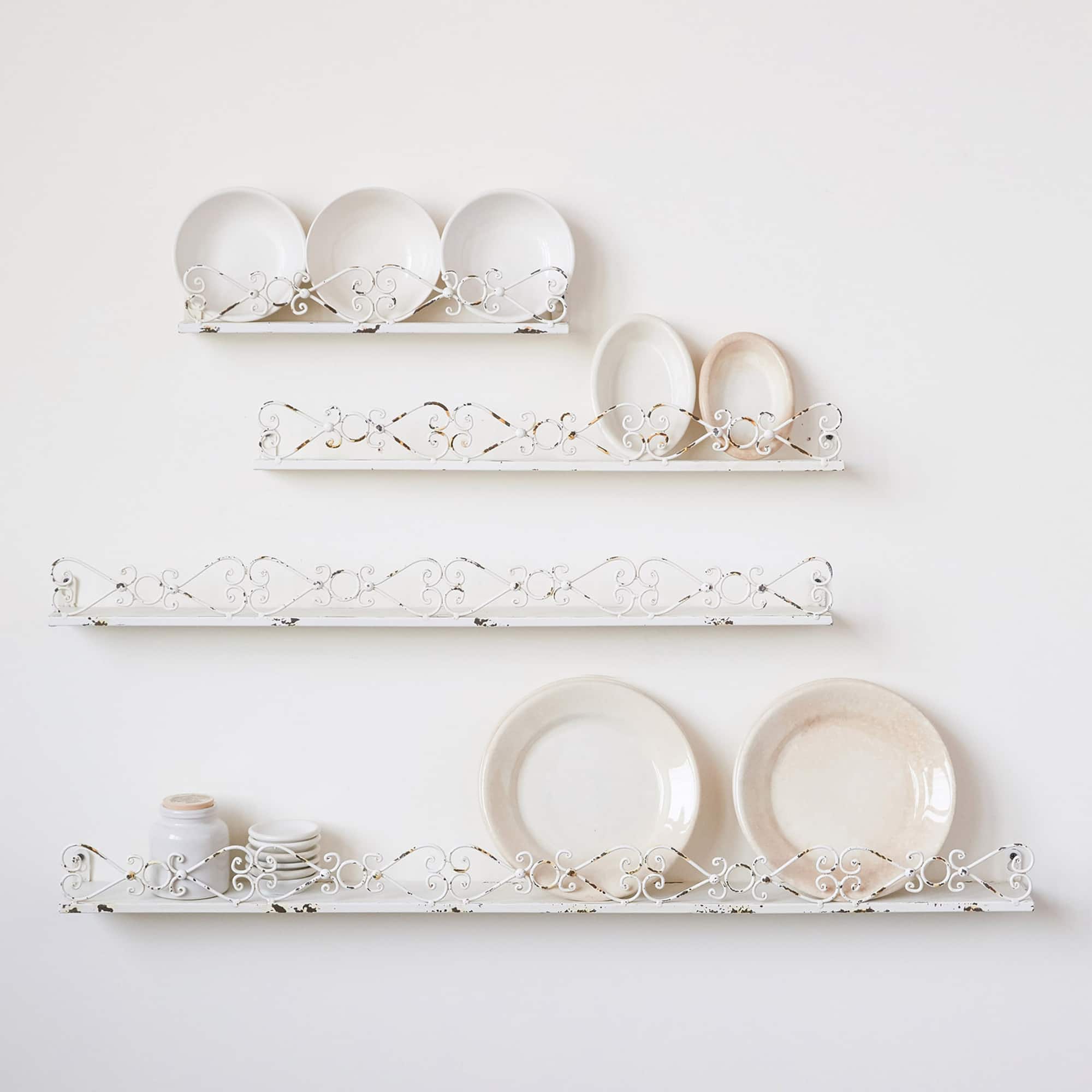 Hello Honey® Cream Iron Ledges Set